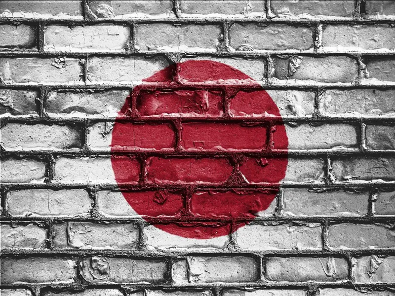 Japan-flag-wall